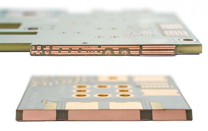 Толстое медное поперечное сечение PCB